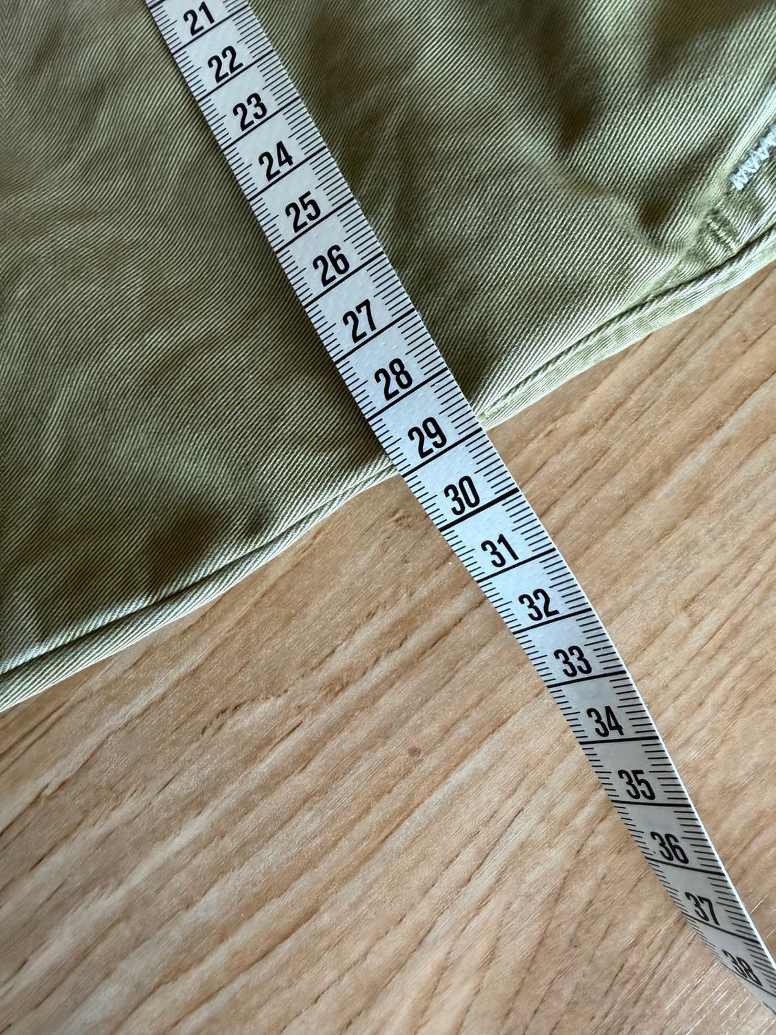 모드피터스 카키색 가먼트 바지 32사이즈 인터메조 수입 상품이미지6