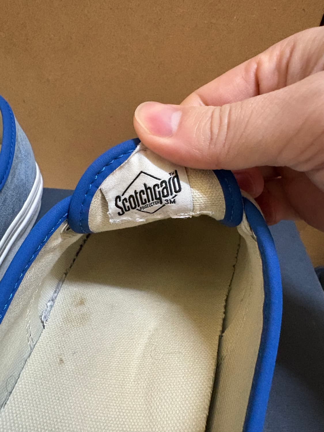 반스 어센틱 피그스킨 블루 270  상품이미지5