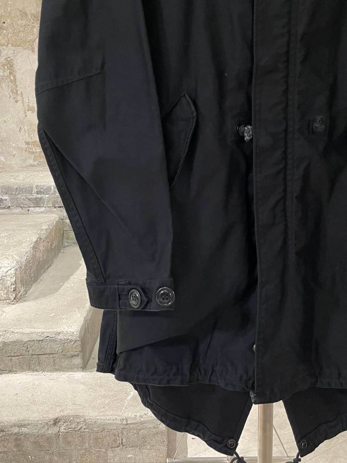 와코 마리아 블랙 M-1948 성모 마리아 후디 파카 상품이미지5