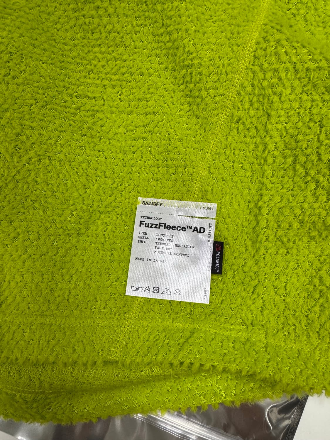 새티스파이 퍼즈플리스 롱 티셔츠 그레노블 그린 상품이미지3