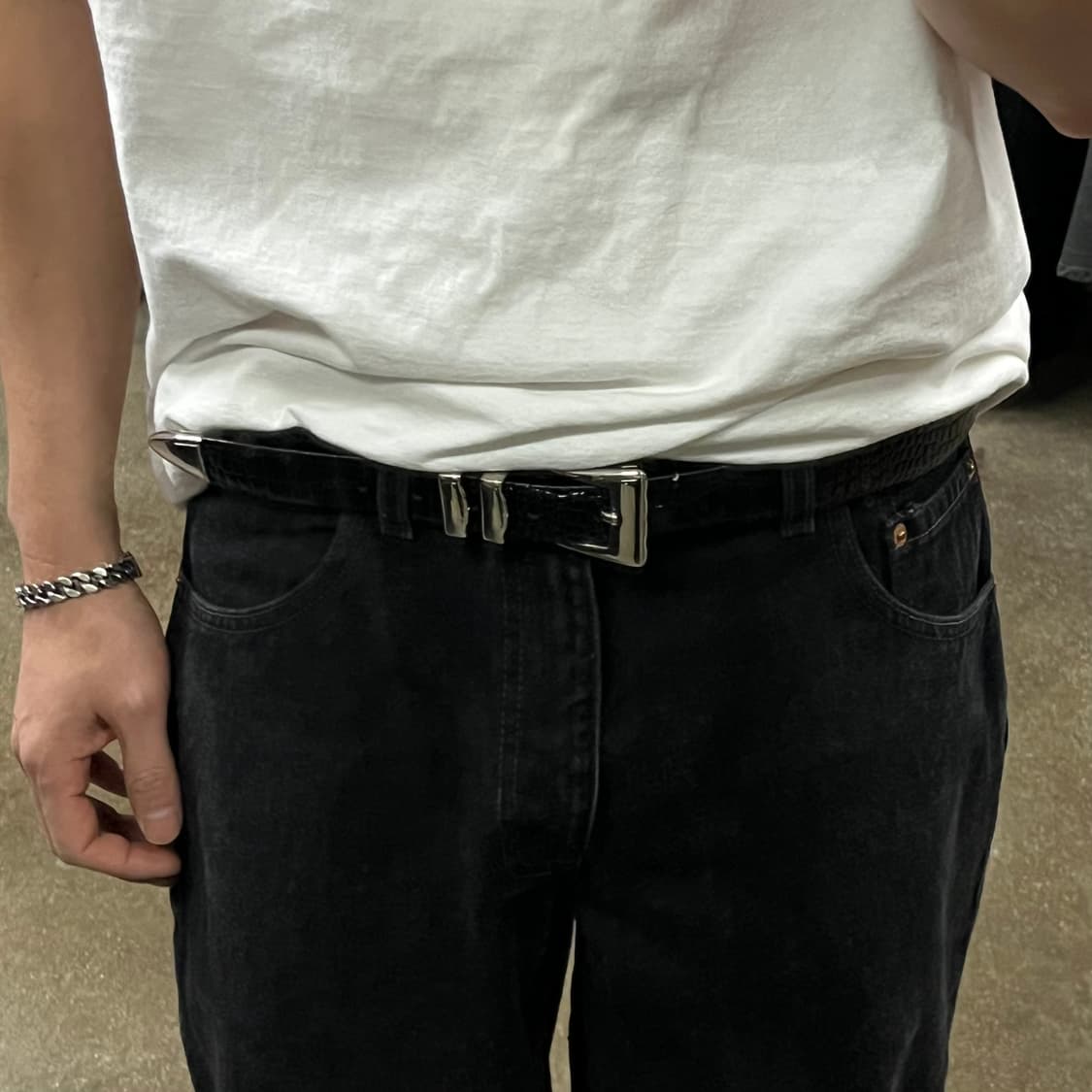 Torino 빈티지 가죽 벨트 (34-38“) 상품이미지5