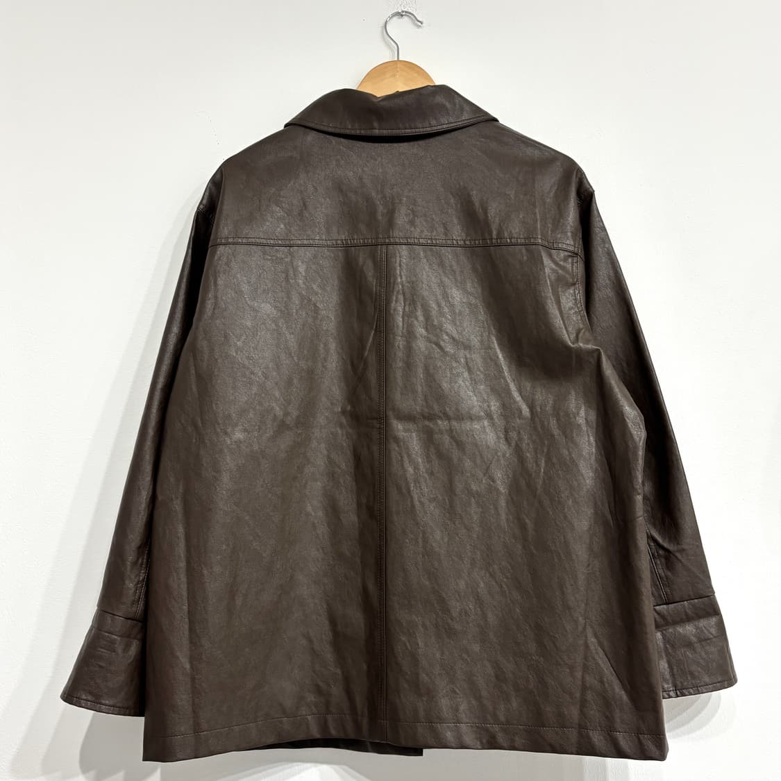 [새상품] 브라운 레더 가죽 블레이저 자켓 2디자인 상품이미지5