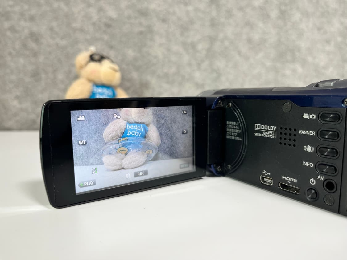 기능 다수/jvc e600 빈티지 캠코더 블루 상품이미지8