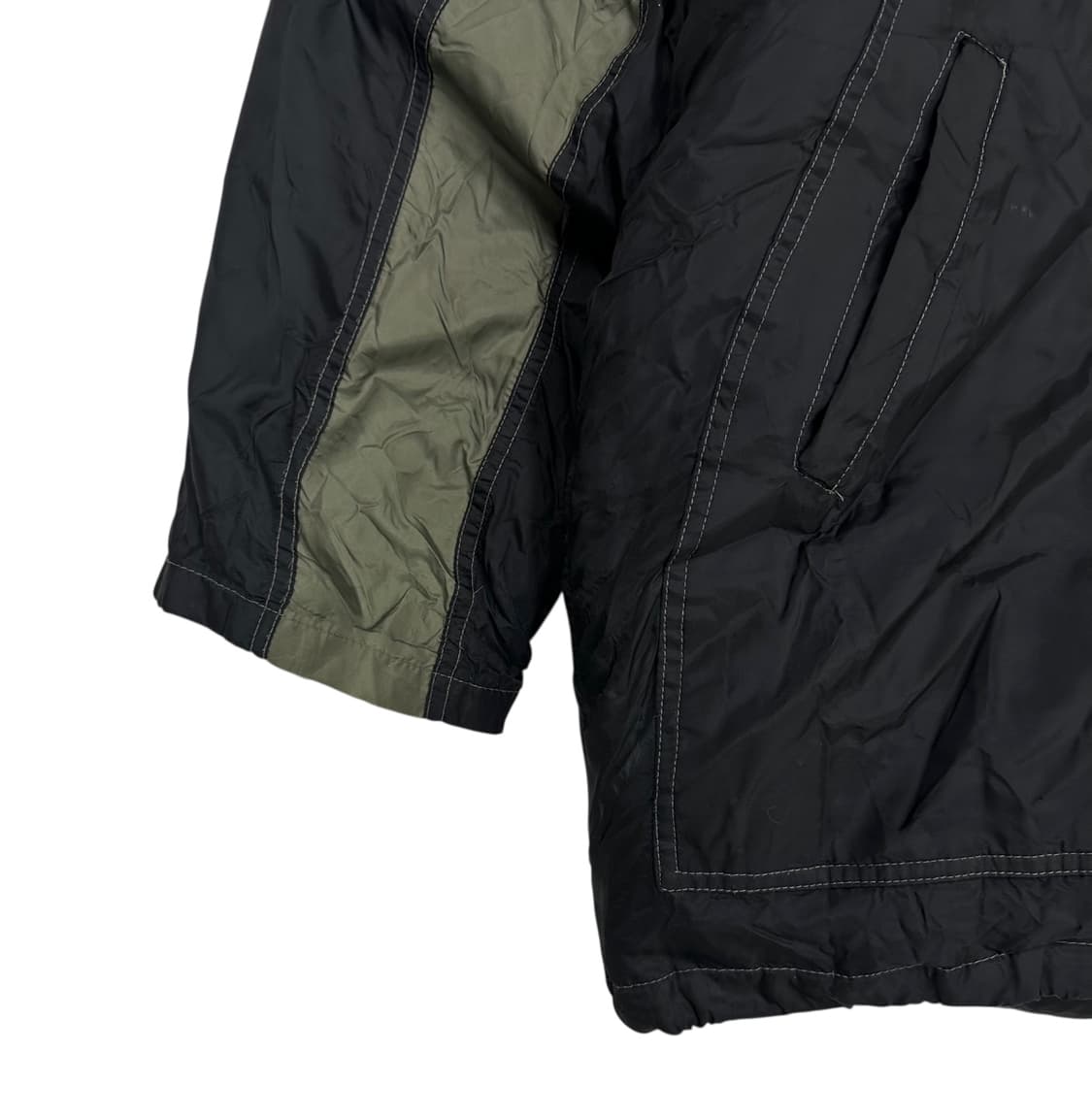90년대 나이키 덕다운 점퍼 카키&블랙 (L~2XL) 상품이미지6
