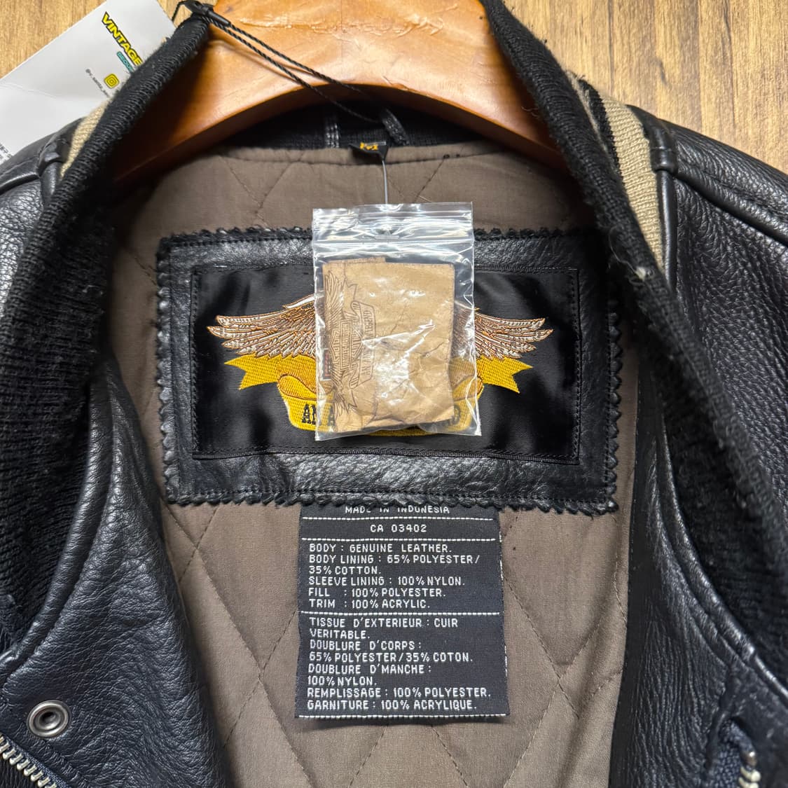 HARLEY-DAVIDSON leather bomber jacket 상품이미지6