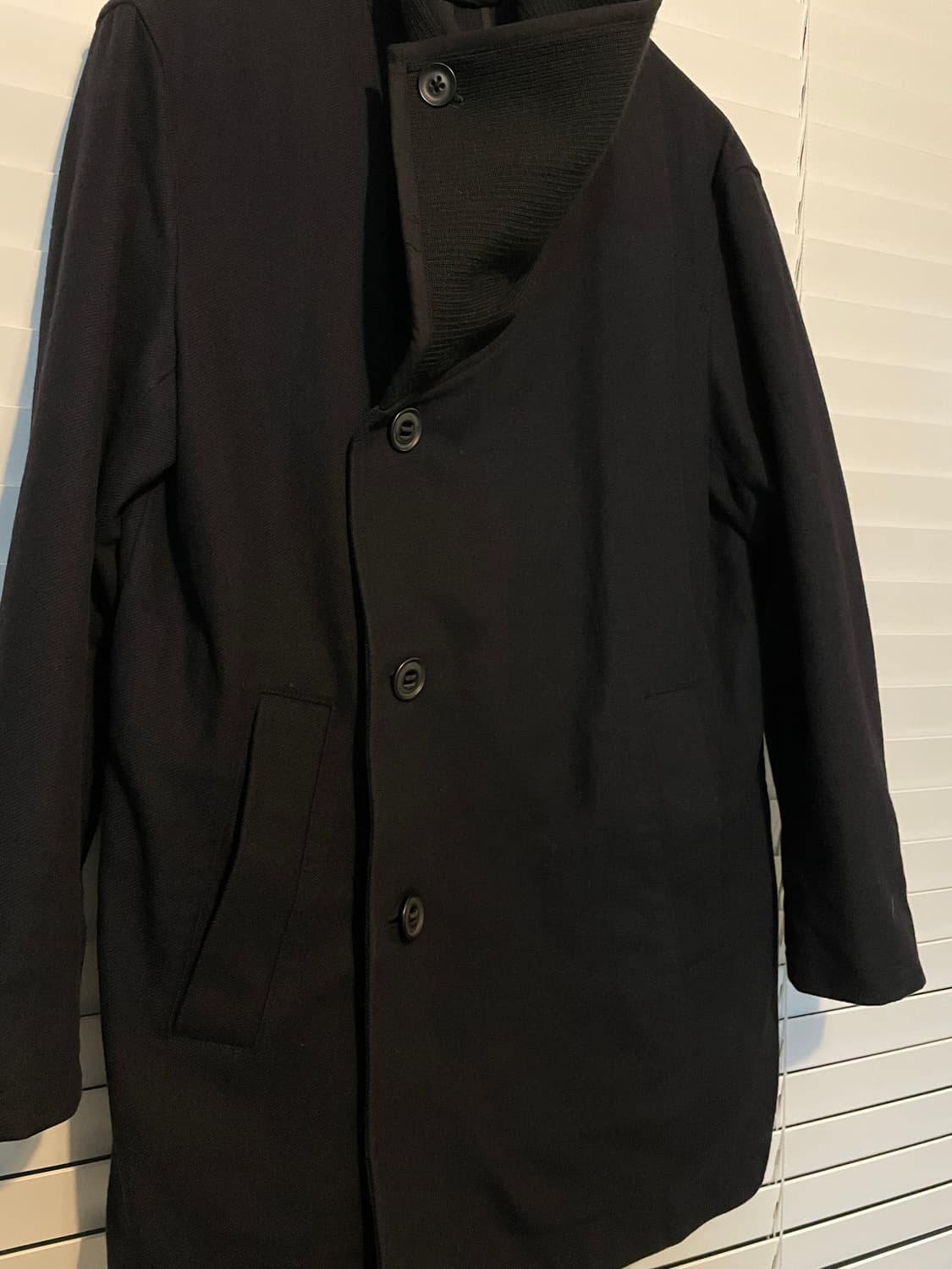 띠어리 니트넥 버튼 코트 자켓 상품이미지8