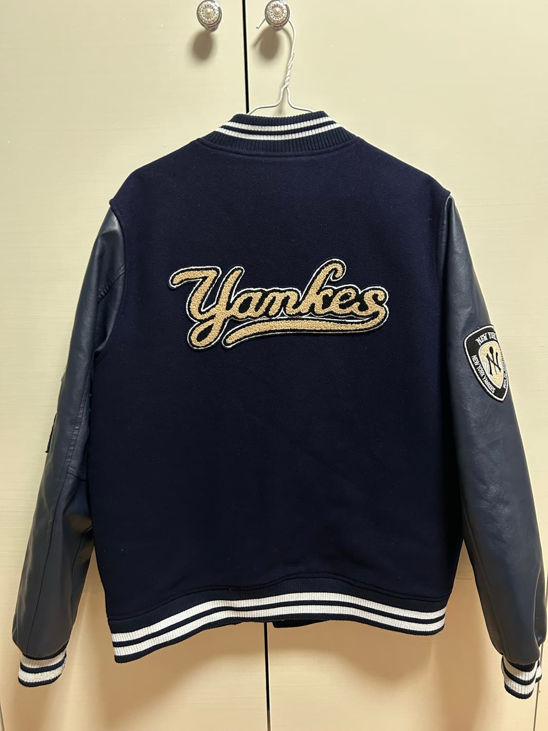 MLB NY 양키스 바시티 자켓 XXL 상품이미지3