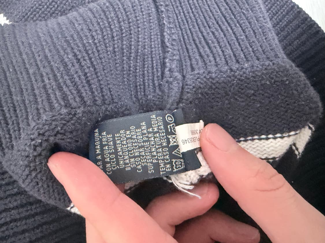 폴로 진스 네이비 니트 집업 상품이미지5