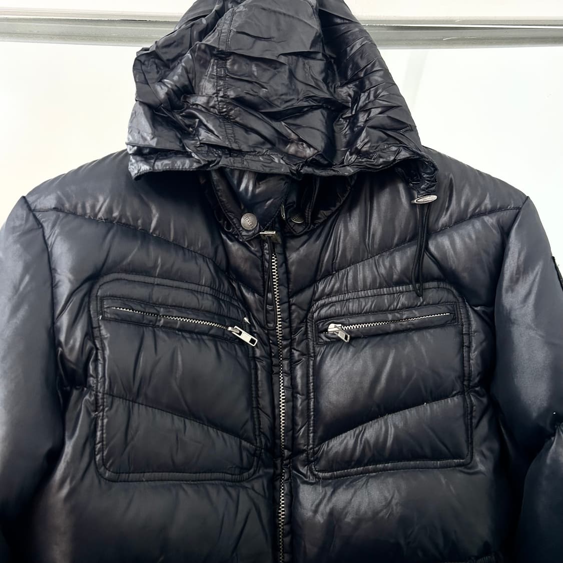 디젤 구스다운 바이커 패딩 상품이미지6