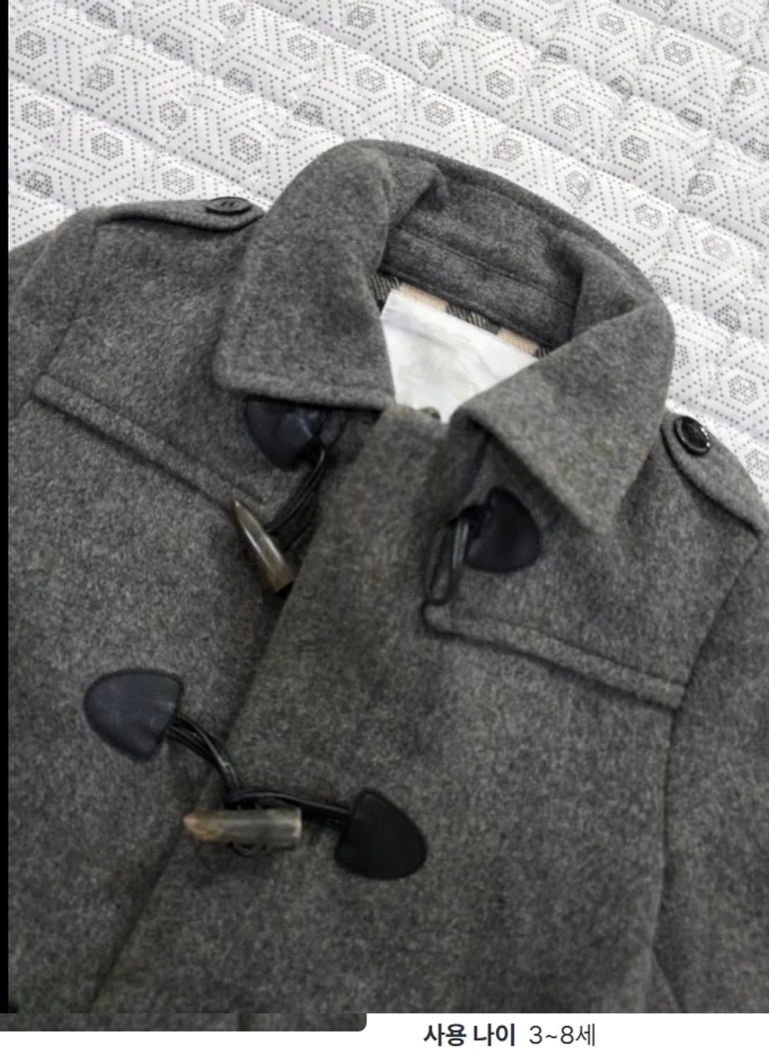 정품 버버리 키즈 더플 코트 4~6세 120 사이즈 상품이미지5
