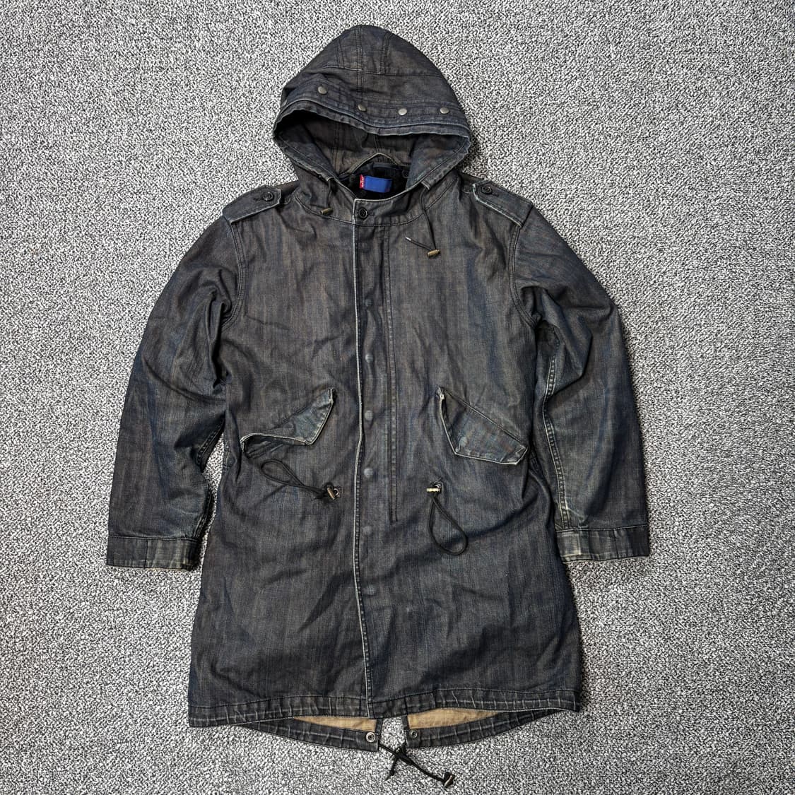 리바이스 2004s 무빙 온 m-51 피쉬테일 데님 파카 (L) 상품이미지1