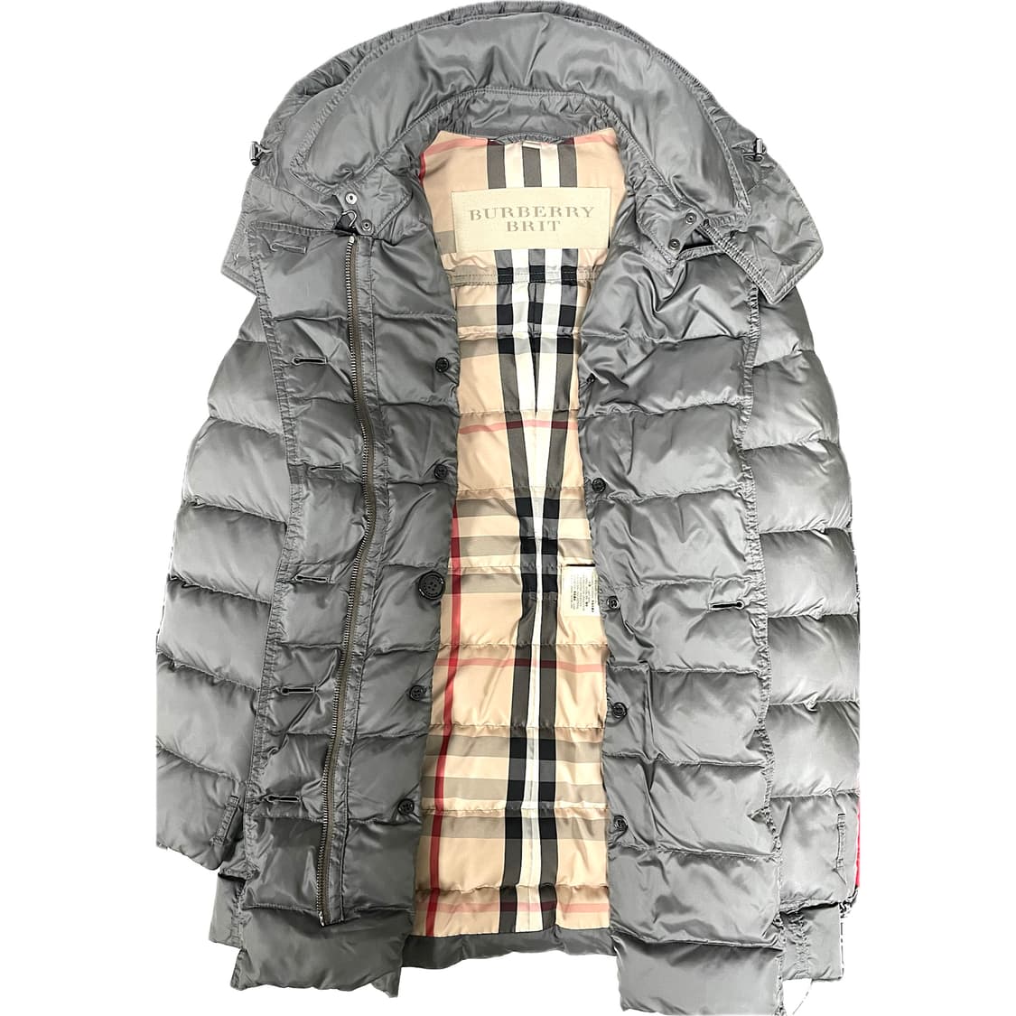 [M] 버버리 브릿 더블 브레스트 덕 다운 여성 패딩 코트 상품이미지3
