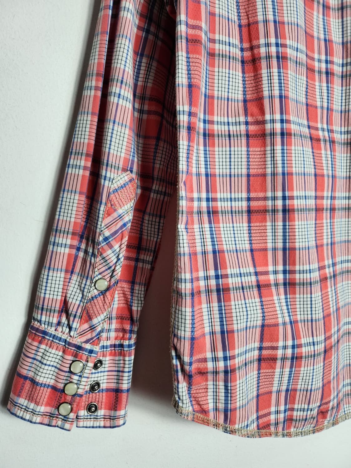 S 타미 힐피거 데님 체크 웨스턴 셔츠 상품이미지7