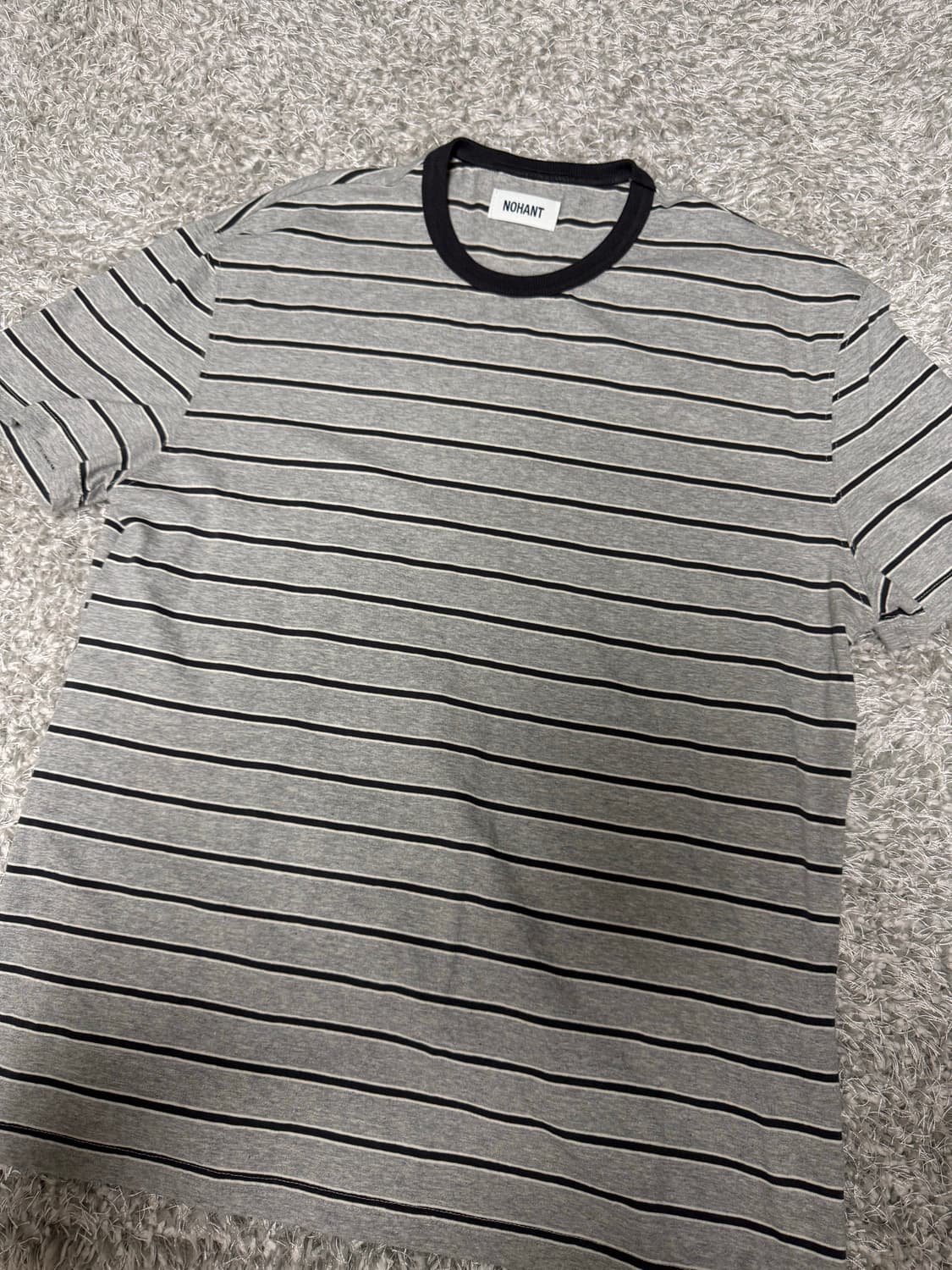 노앙 Stripe Basic Short Sleeve T-shirt 상품이미지4