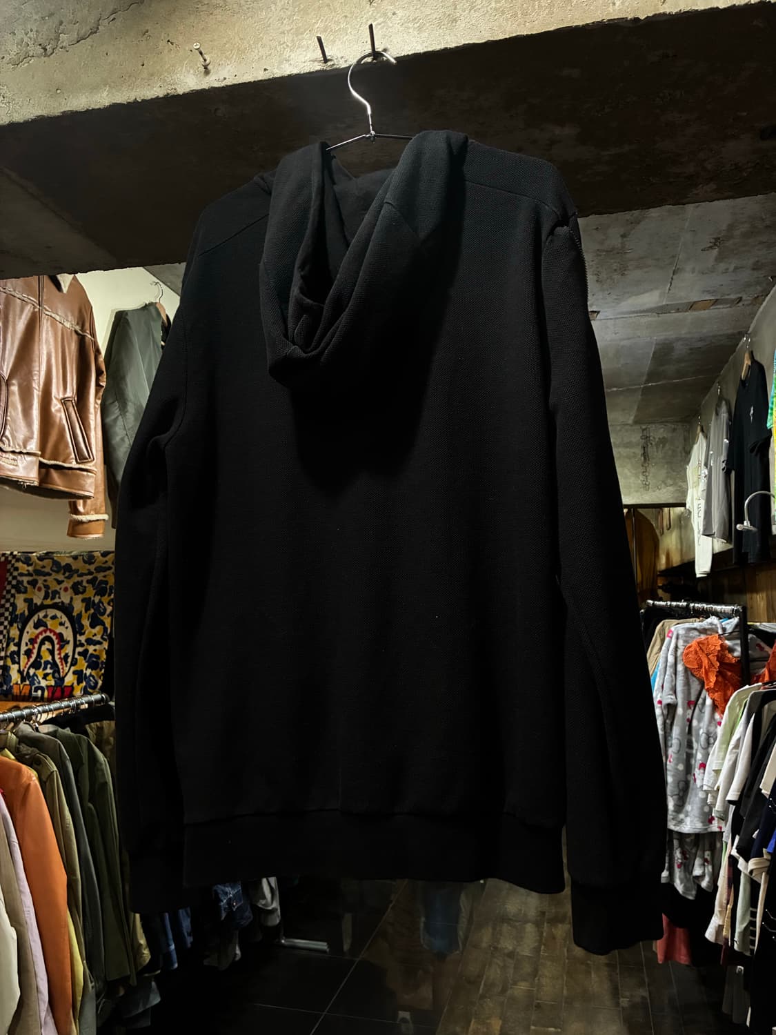 Emporio Armani  엠포리오 아르마니 비대칭 랩 지퍼 후드집업 상품이미지4