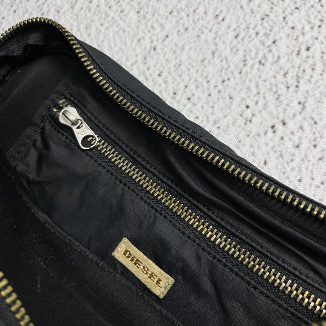 Vintage Diesel Leather Nylon Crossbody 상품이미지4