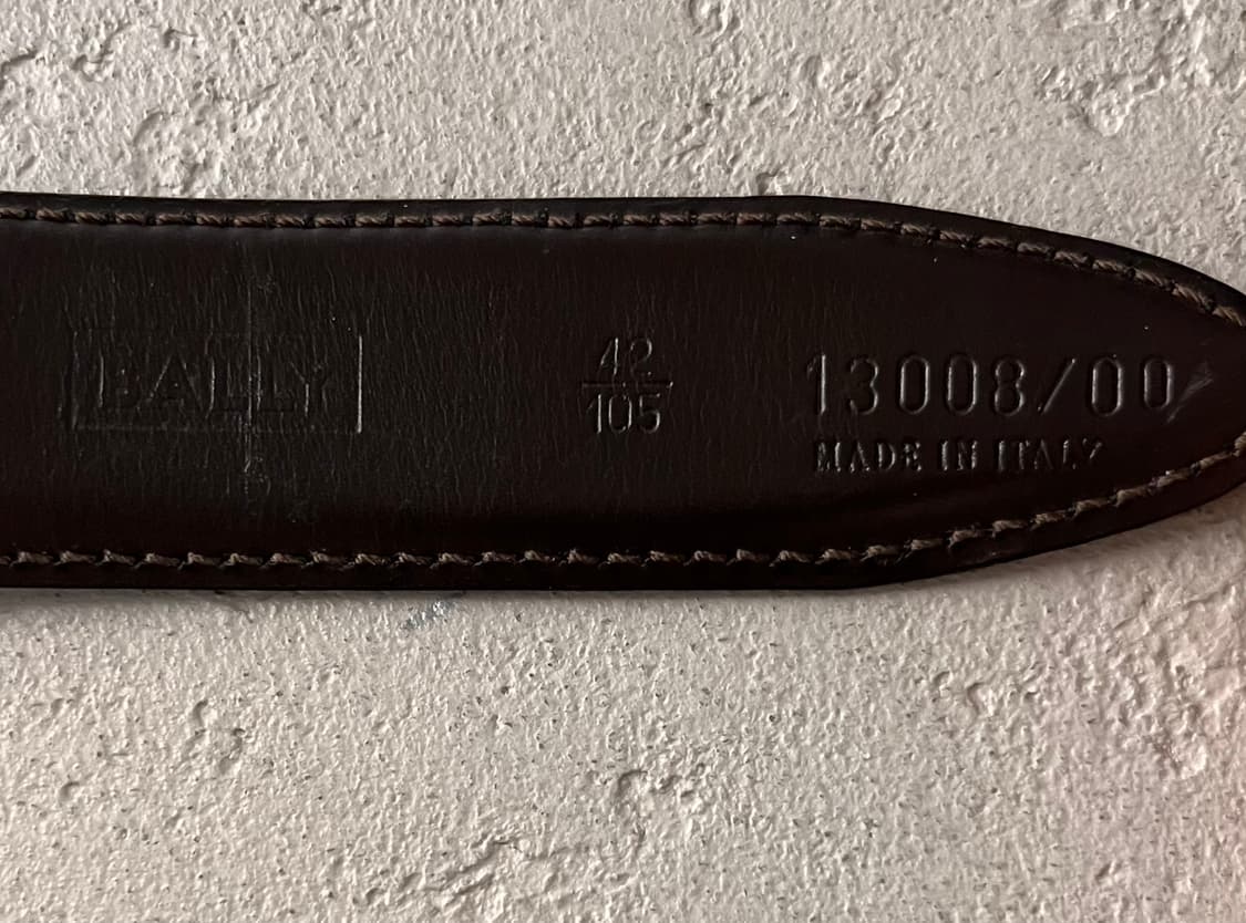 발리 Bally 벨트 블랙 42/105 상품이미지3