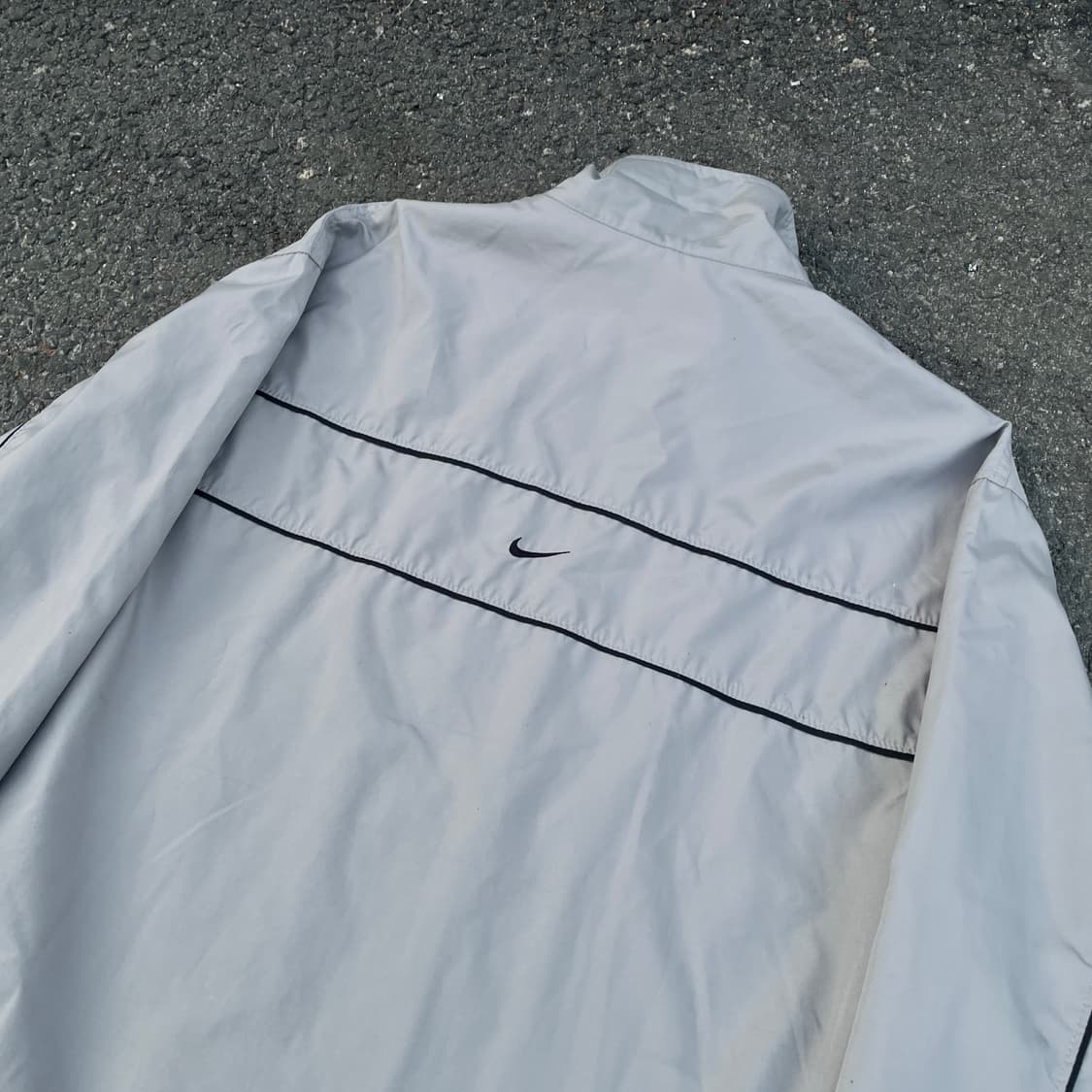 00s 나이키 미드스우시 폴리쉘 바람막이 올드스쿨 백로고 트랙자켓  L 상품이미지5