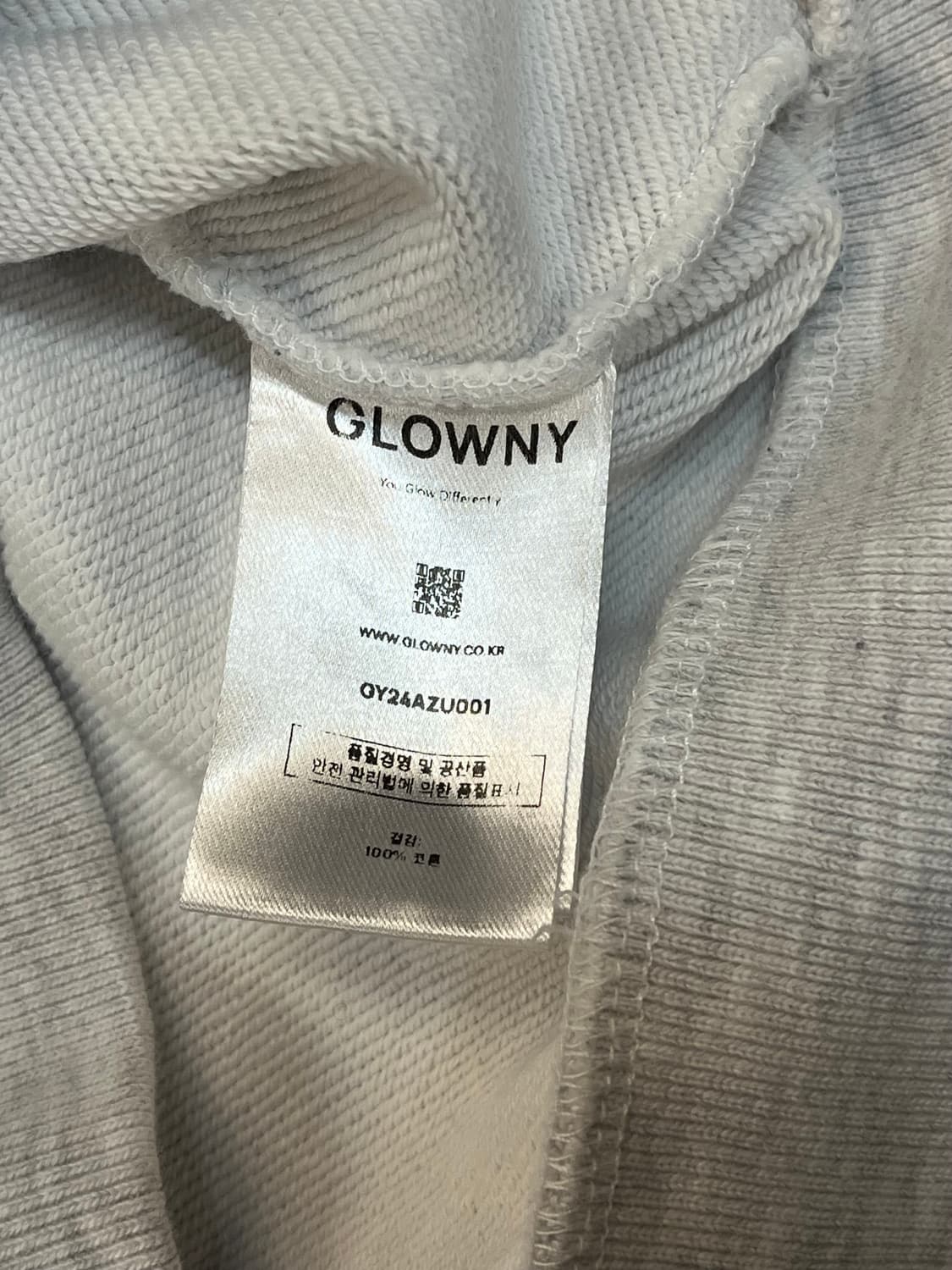 글로니 조단 투웨이 크롭 후드집업 그레이 #csz2032 상품이미지5