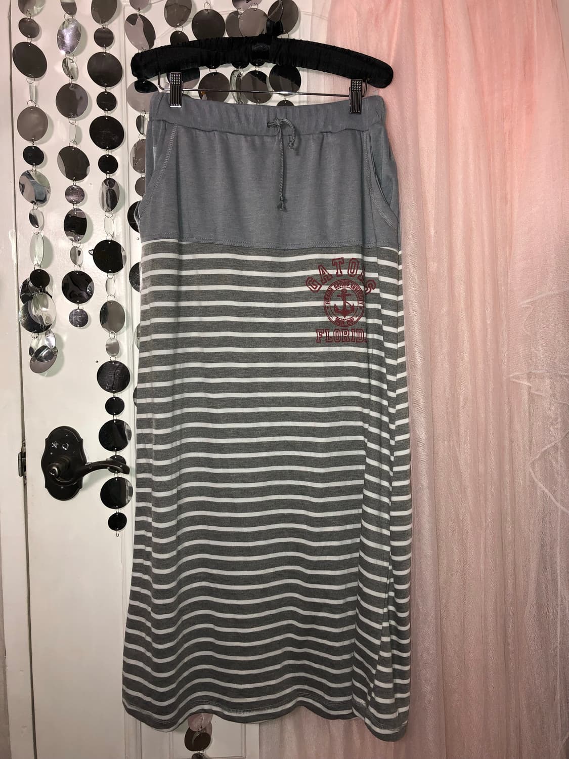 gray stripe long sk  상품이미지1