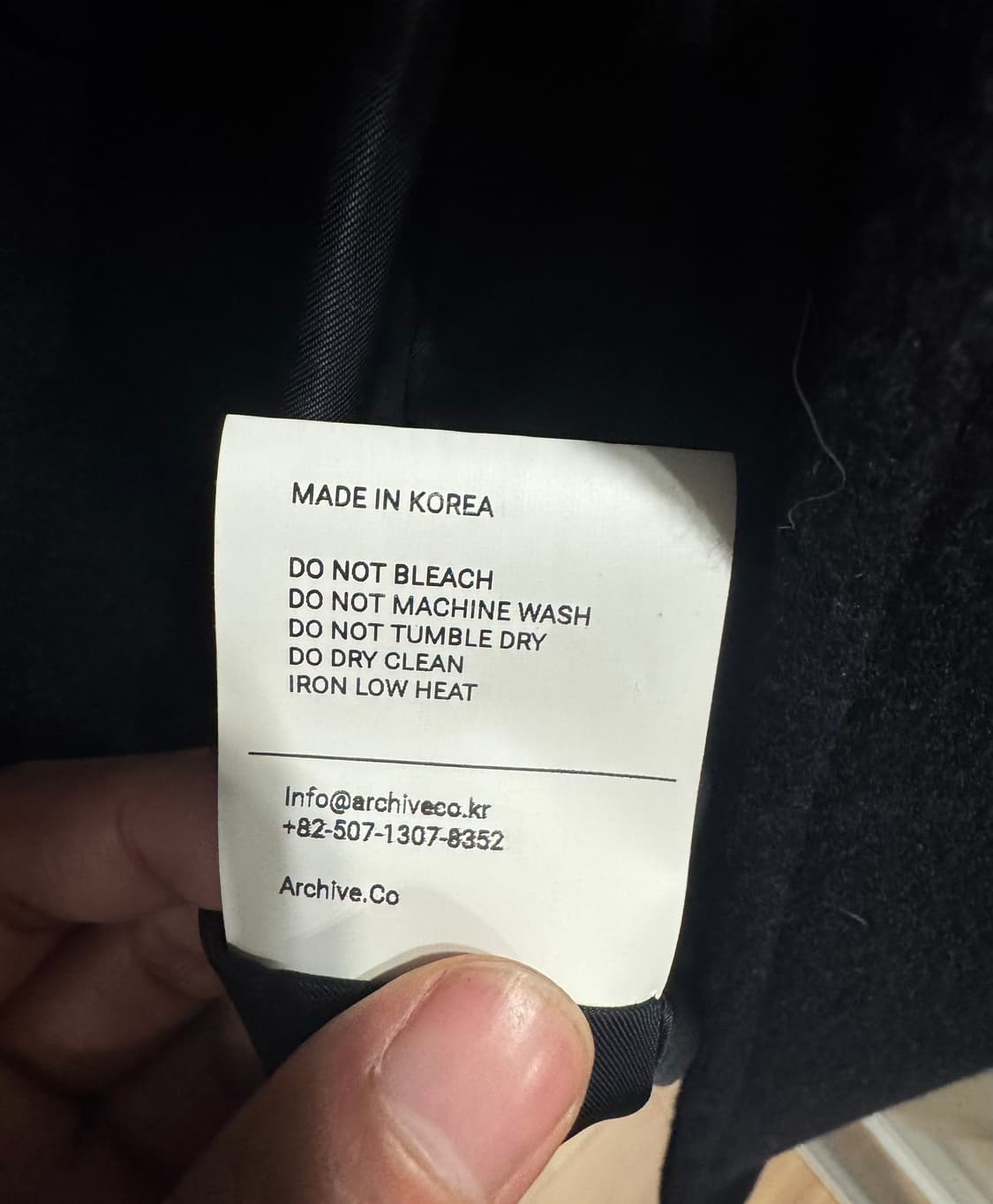 해칭룸 래글런 슬리브 코트 다크네이비 2사이즈(100) 상품이미지5