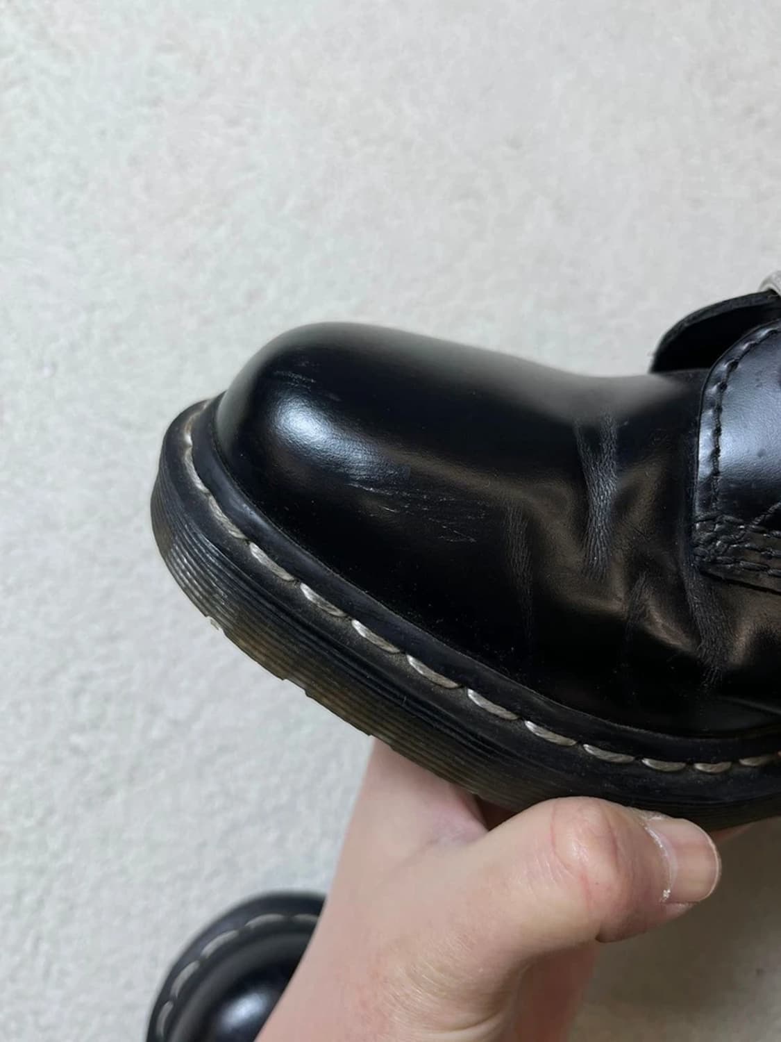 닥터마틴 939 화이트 스트랩 미들 워커 A1840 상품이미지5