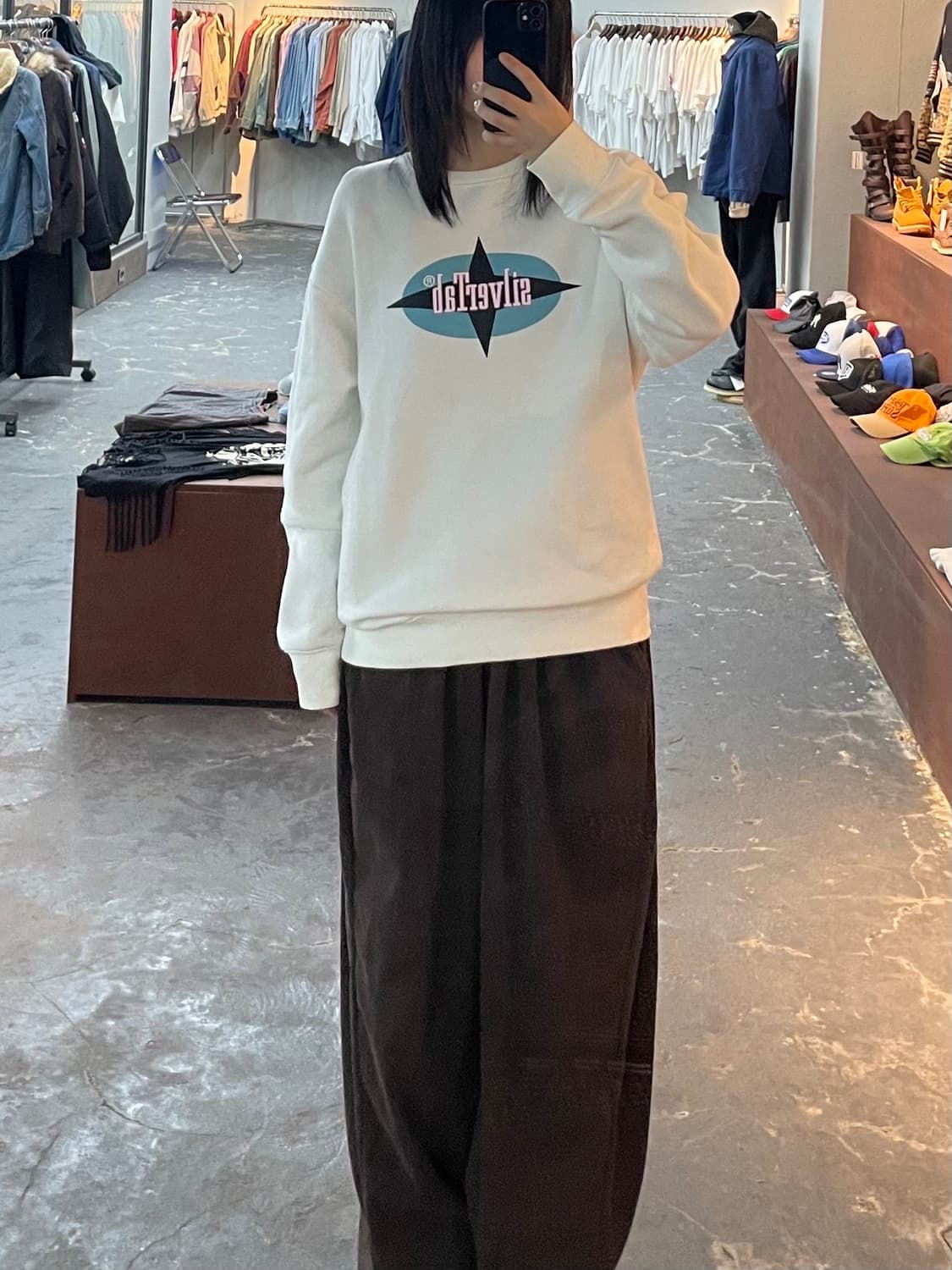 리바이스 실버탭 그래픽 크루넥 스웨트셔츠 H1116 상품이미지1