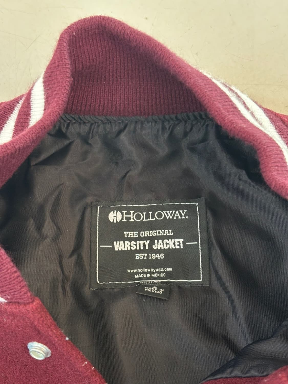 Vintage Holloway Wool Varsity Jacket 상품이미지5