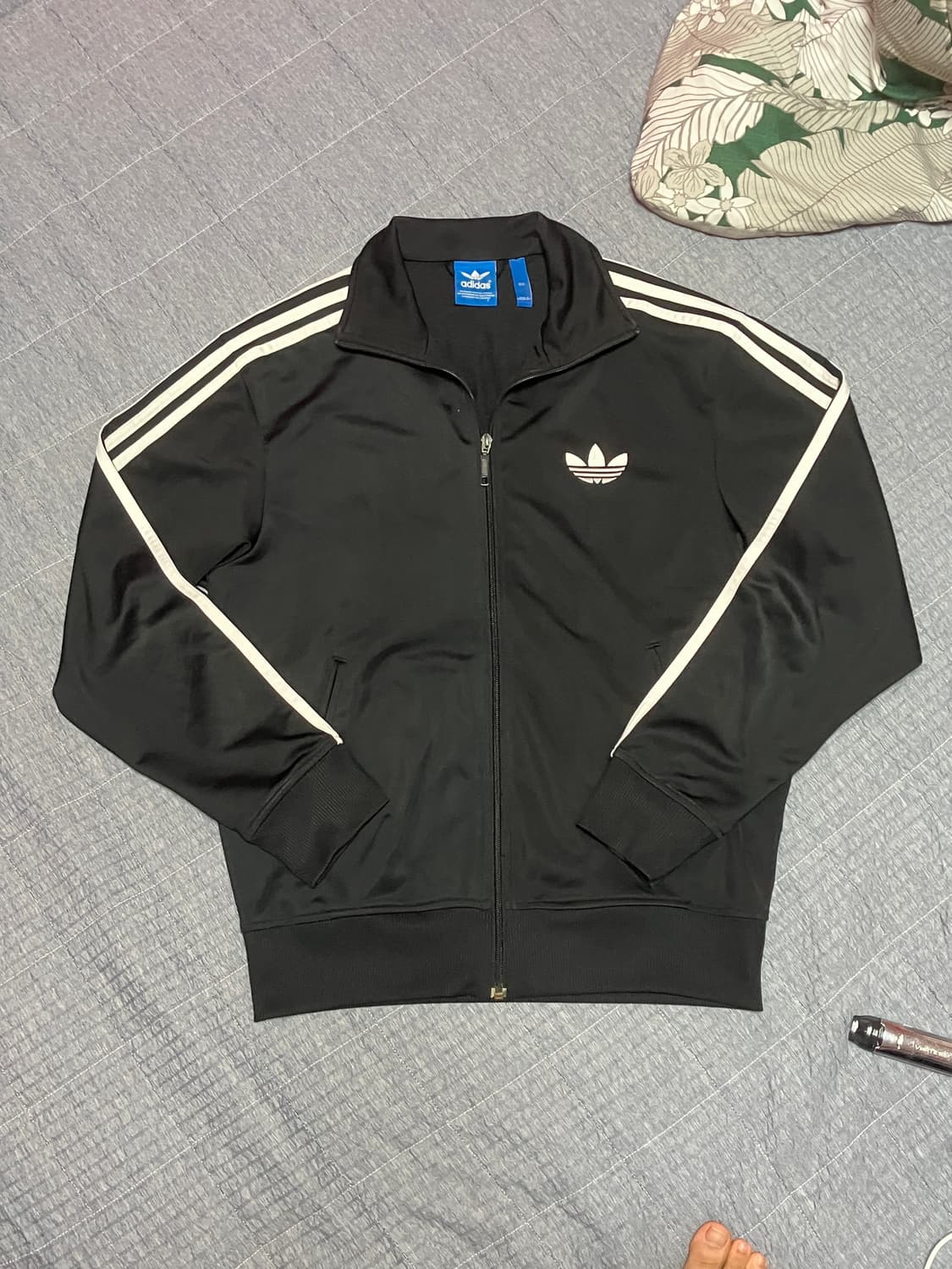 아디다스 구 파이어버드 파버 트랙탑 져지 검흰 블랙 100 상품이미지1