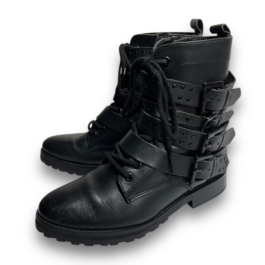 Stradivarius 4 bondage rock chic boots 상품이미지3