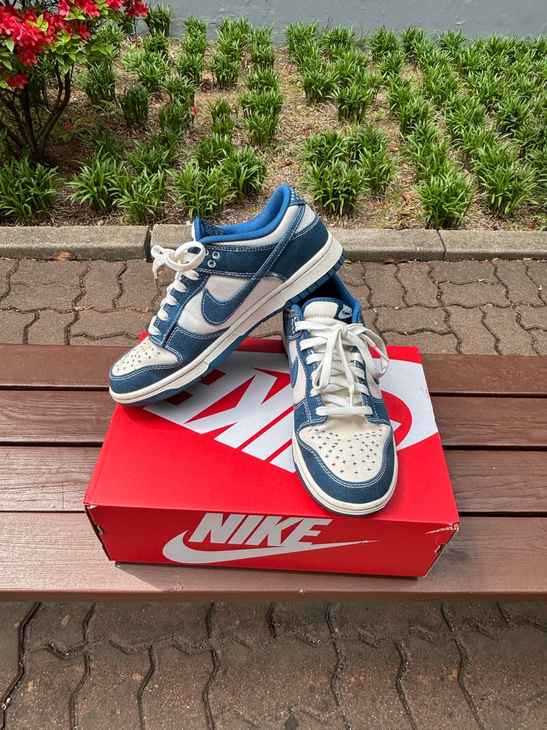 나이키 덩크로우 레트로 se 인더스트리얼 블루 265mm 상품이미지6