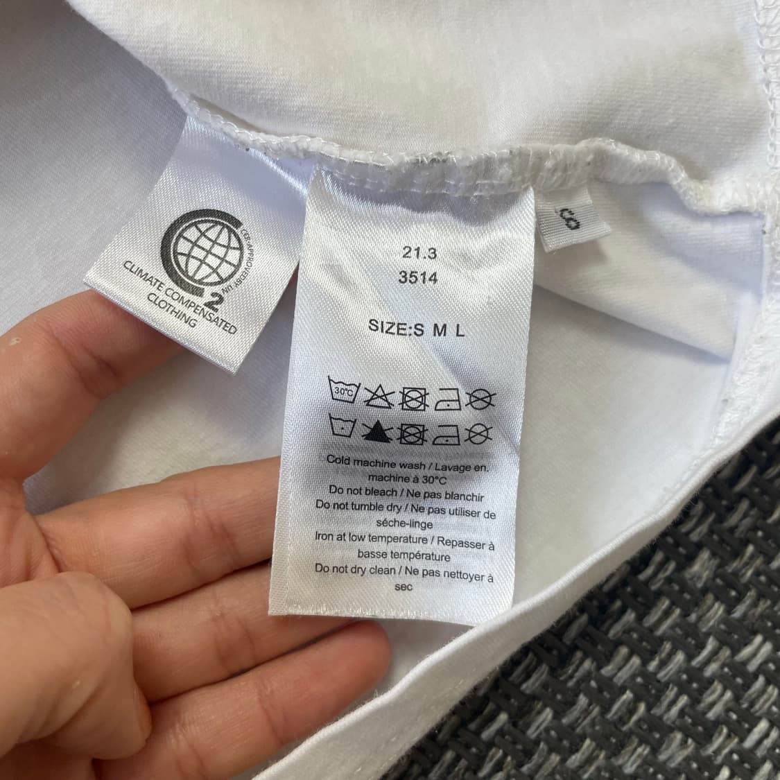 GANNI 가니 화이트 오렌지 프린팅 반팔 티셔츠 S 상품이미지7