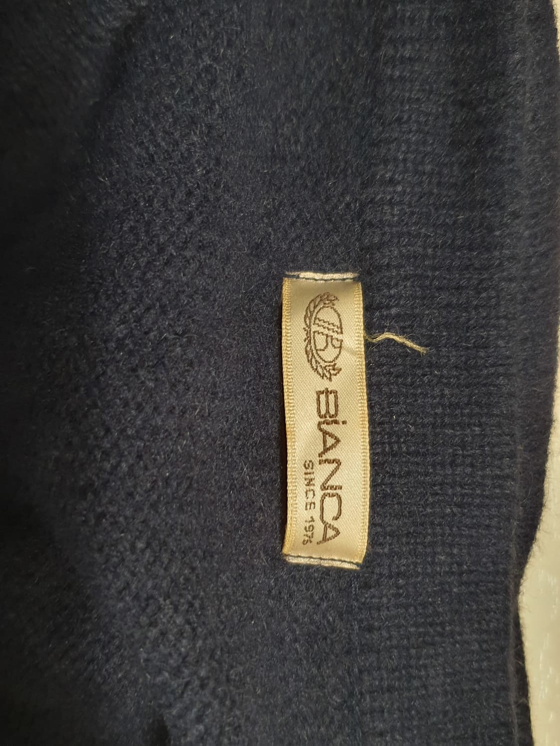 [빈티지] 네이비색 꽈배기 니트 가디건 비앙카 가디건 상품이미지6