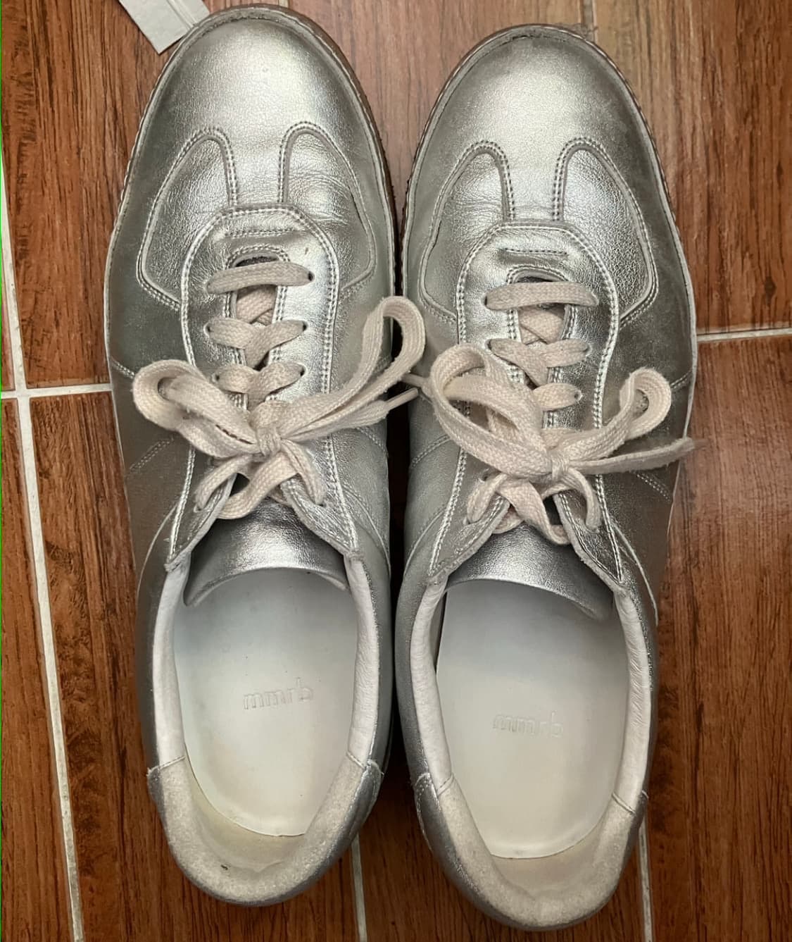 Mmrb 스니커즈 은색 상품이미지1