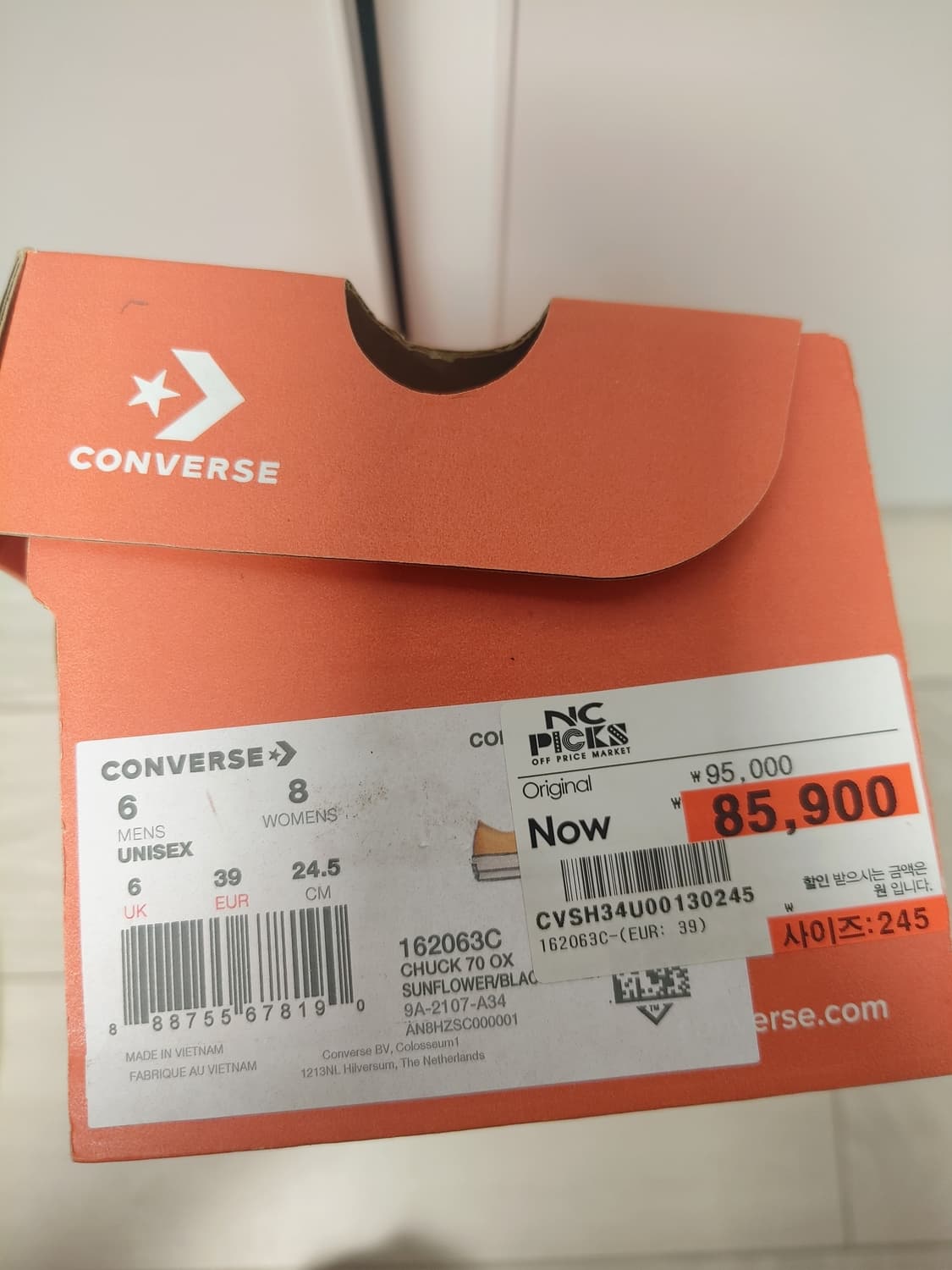 새상품 240 컨버스 로우 상품이미지9