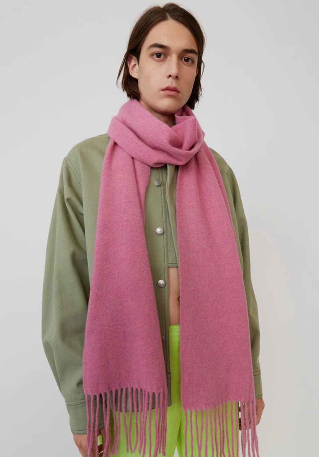 아크네스튜디오 버블검 핑크 머플러  상품이미지2