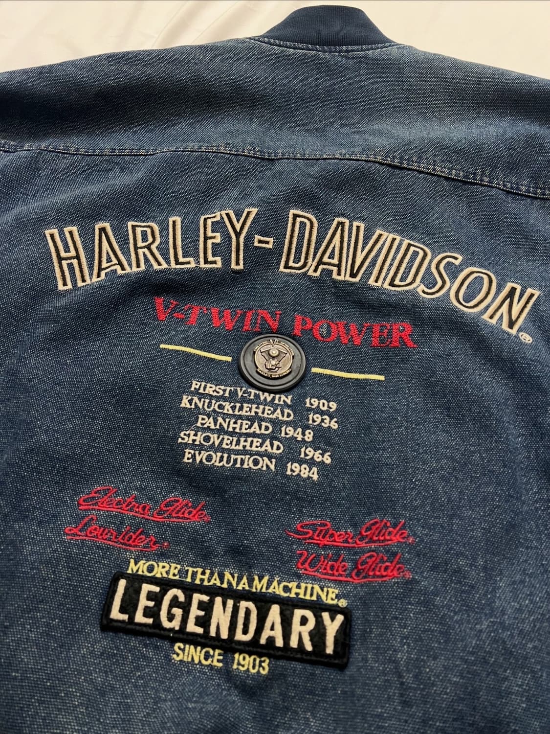 할리데이비슨 데님 블루종 자켓 상품이미지7