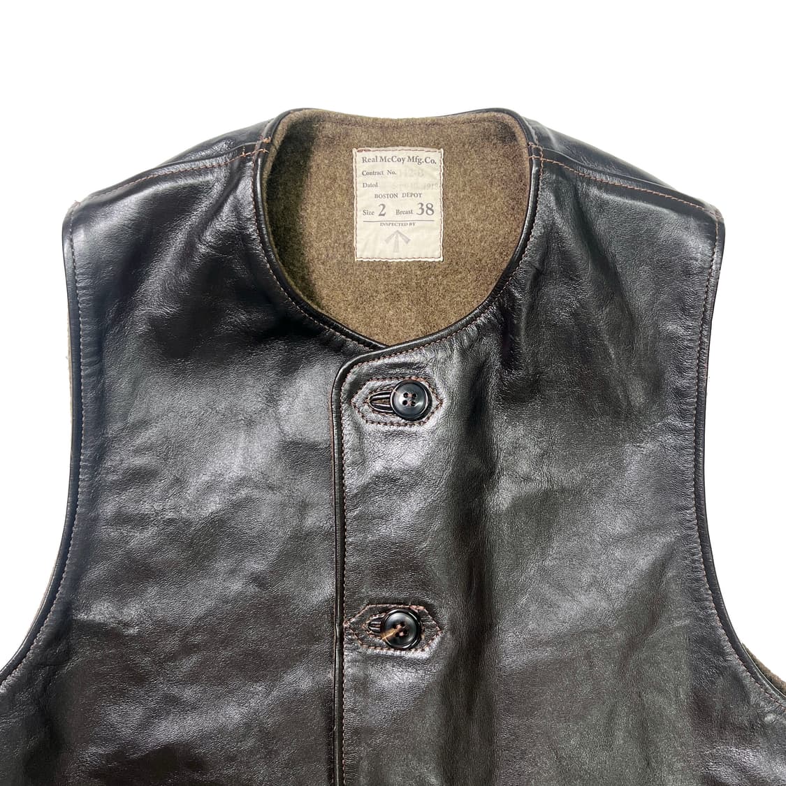 리얼맥코이 호스하이드 JERKIN VEST (38) 상품이미지4