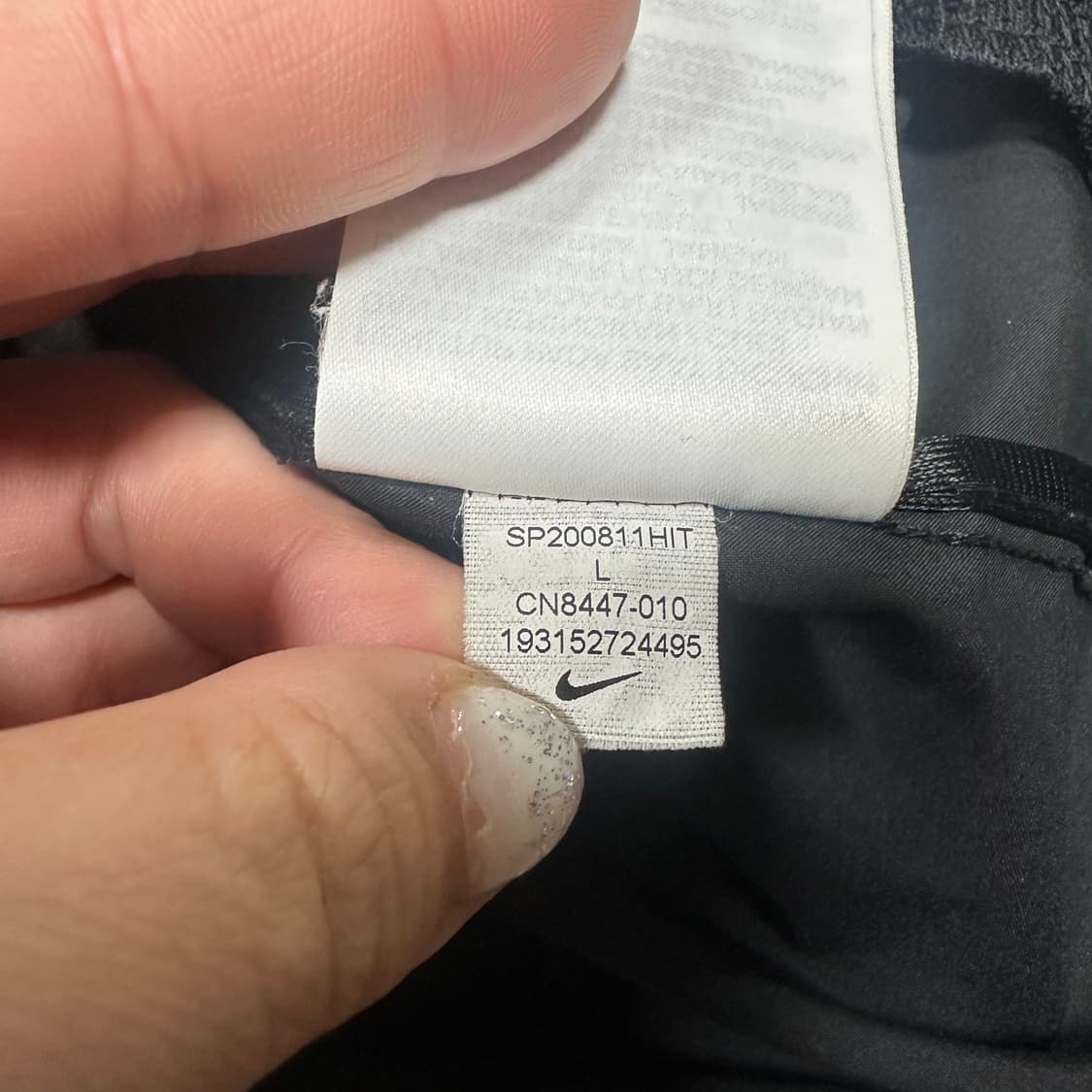 ✨ (바배) 나이키 에센셜 경량 후드 블랙 바람막이 상품이미지5