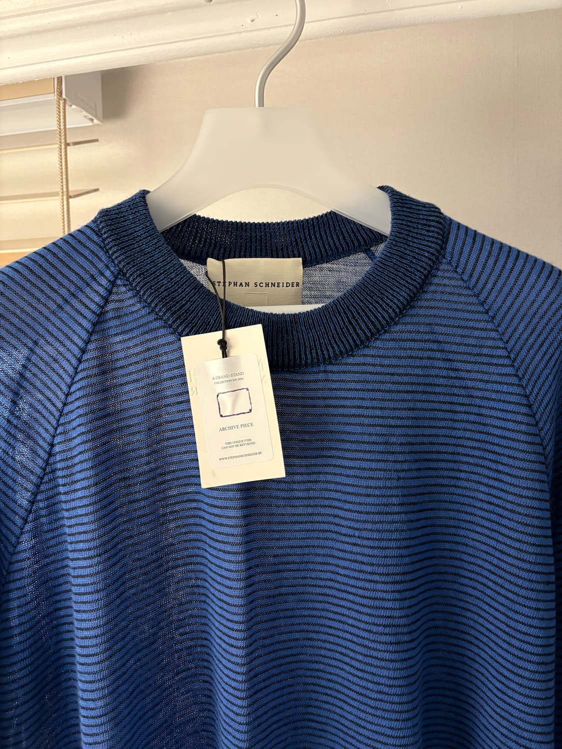 wool cotton blend stripe knit(new piece) 상품이미지3