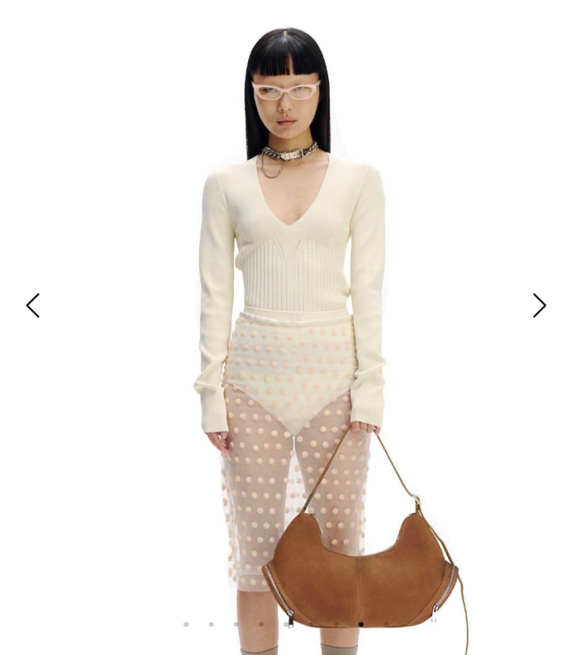 오소이 카고 호보백 라지 누벅 탠 osoi cargo hobo bag 상품이미지3