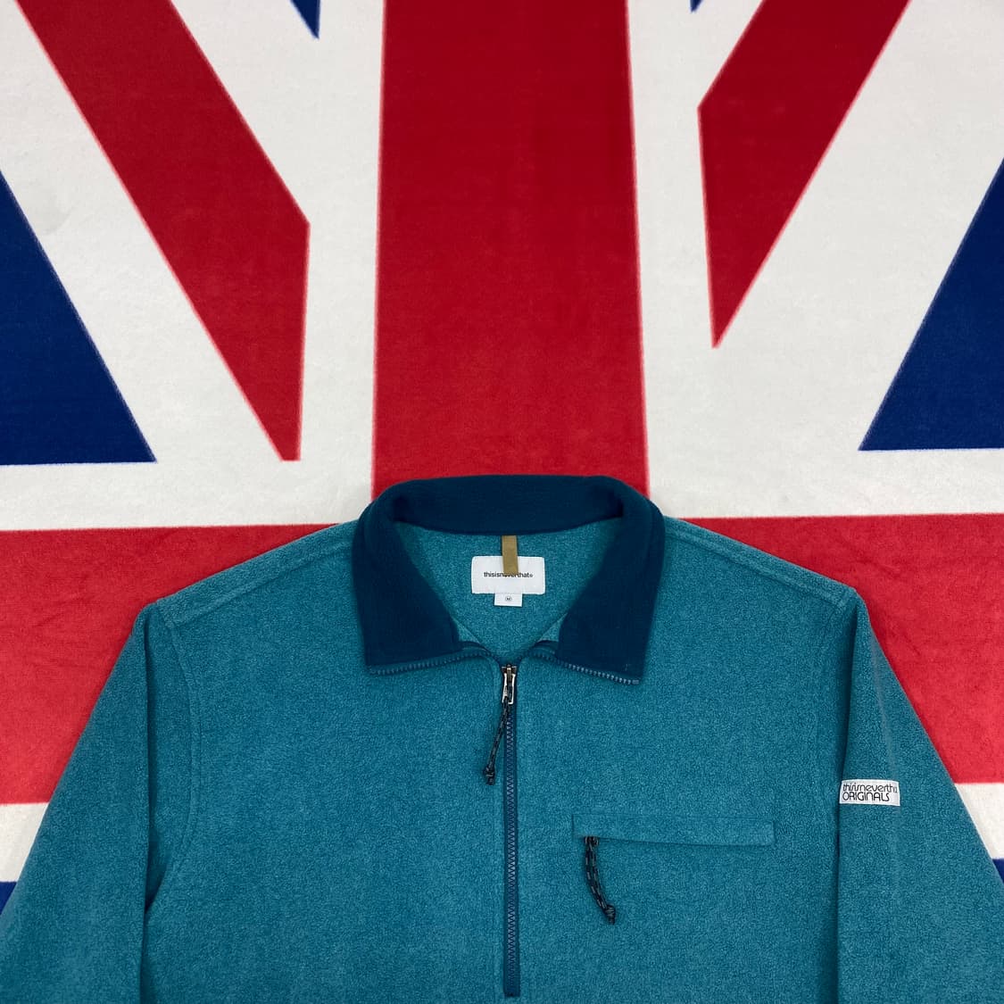 디스이스네버댓 플리스 풀오버 틸 M 상품이미지3