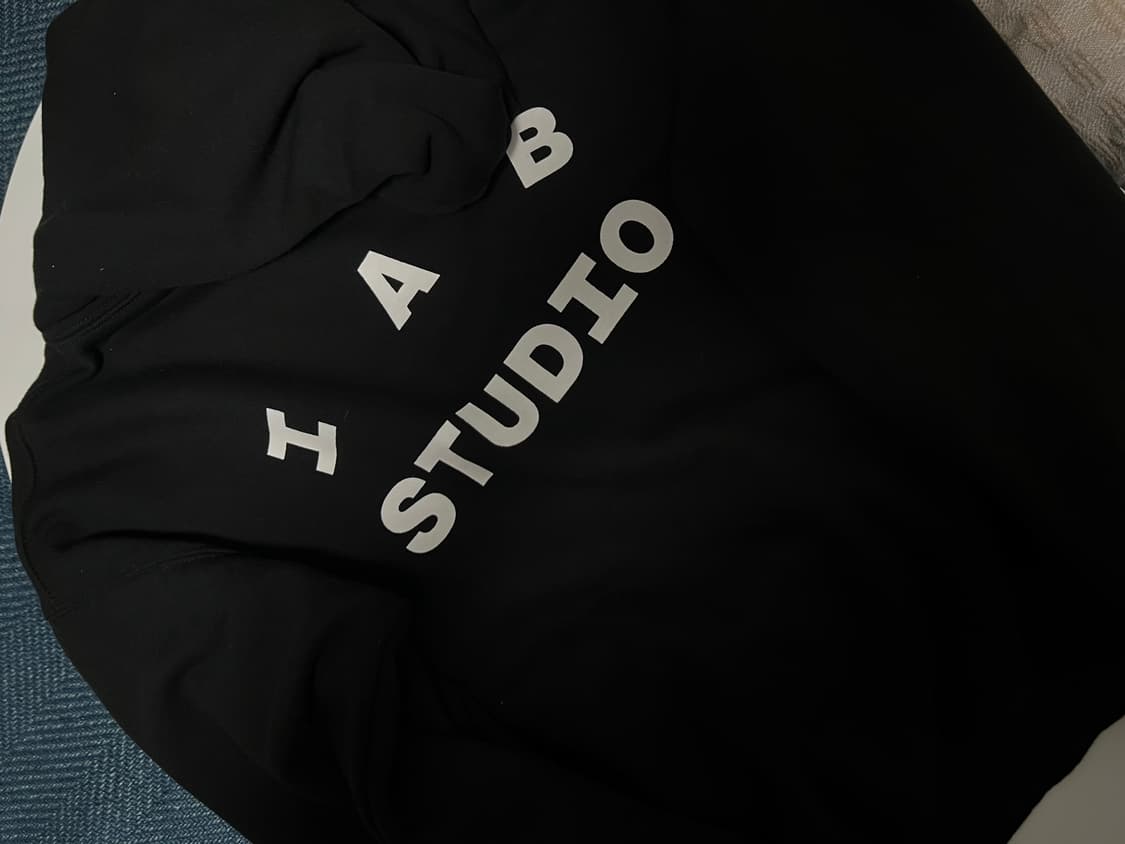 아이앱스튜디오 블랙 후드 M 상품이미지3