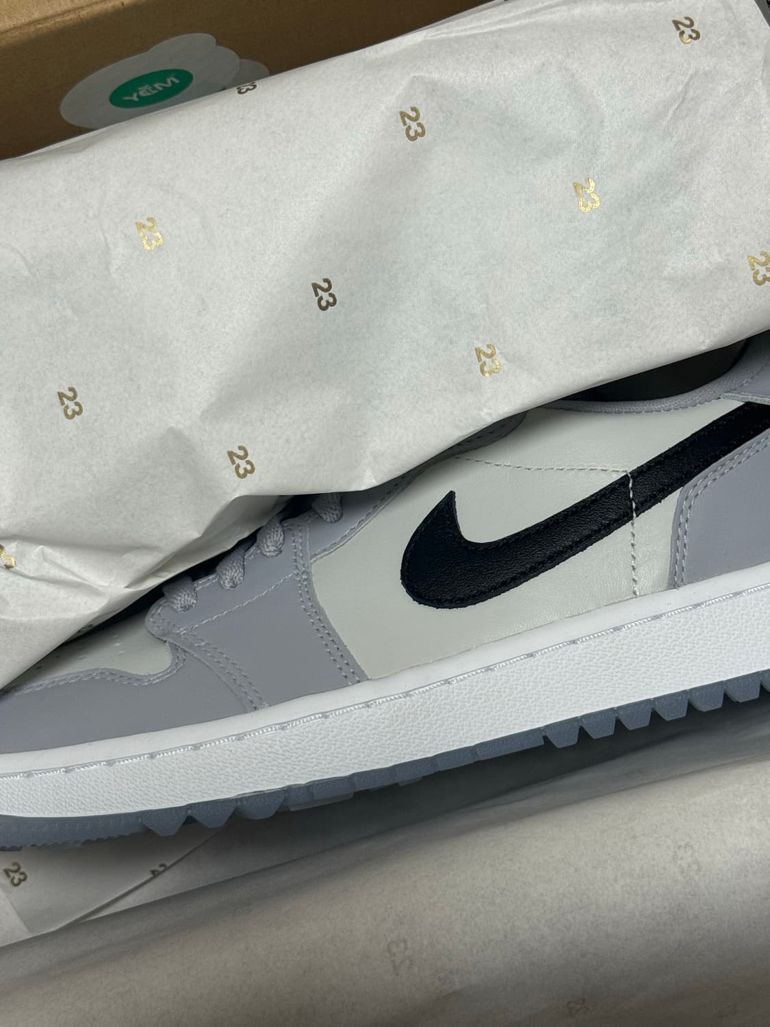 Jordan 1 Low Golf Wolf Grey 상품이미지4