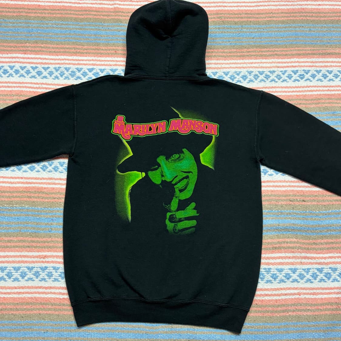 미국 빈티지 마릴린 맨슨 굿즈 후드티 락티 밴드티 상품이미지1