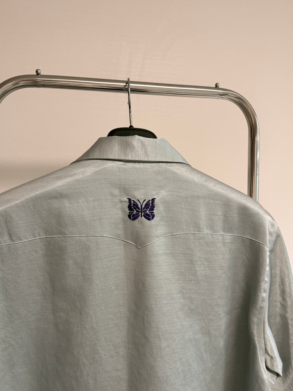 NEEDLES 버터플라이 웨스턴 반팔 셔츠 상품이미지3