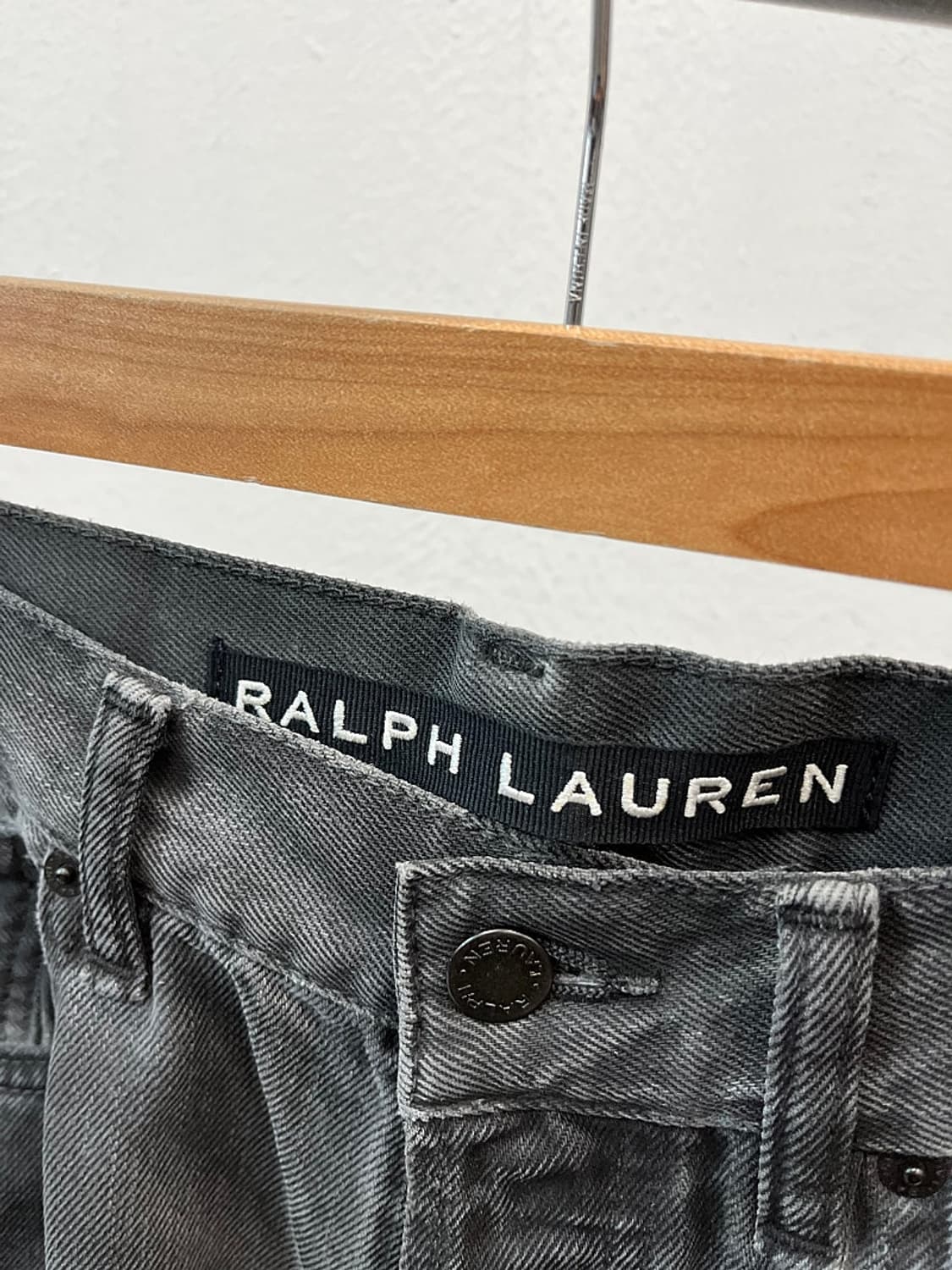 33) 랄프로렌 블랙라벨 크랙워싱 그레이진 상품이미지7