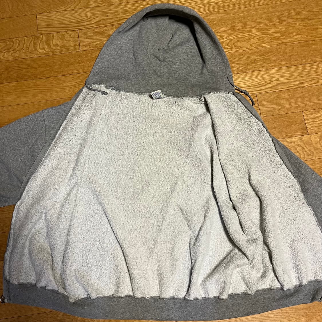 [XL] 90s 빈티지 러셀 후드집업 그레이 상품이미지3