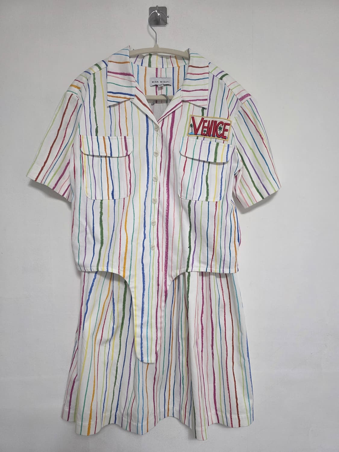 MIRA MIKATI 미라미카티 스트라이프 셔츠 스커트 세트 38 상품이미지2