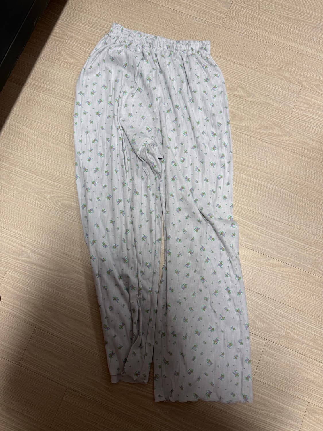러브코드유 연보라 플라워 팬츠 상품이미지2